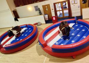 Wholesale Water Park Inflatable Sports Games , Inflatable Bull Rodeo Machine from china suppliers