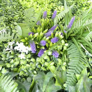 Wholesale Plastic Restaurant Artificial Greenery Wall Panels 45mm from china suppliers