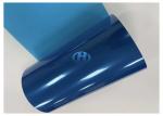 50 μm Blue PET Silica Gel Coating Protective Film for Metal Plastic Glass