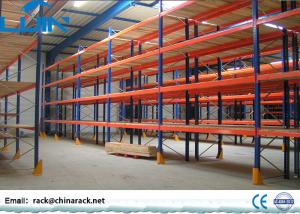 Wholesale Q235 B Steel Industrial Storage Racks , Heavy Duty Metal Pallet Shelf from china suppliers