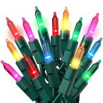 10M 100LED Battery Operated 8 Modes Wedding Holiday Party Home 110V Waterproof