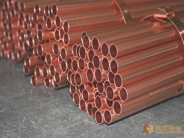 Non - Corrosion 8mm Copper Tube , Seamless Copper Tube C12200 Phosphorus Oxygen