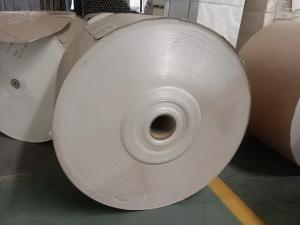 Wholesale White/Brown Wood Pulp PE Coated Kraft Paper Single/Double Side Heat Resistant up to 120.C from china suppliers