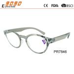 New style fashion competitive price Color plastic reading glasses,plastic hinge