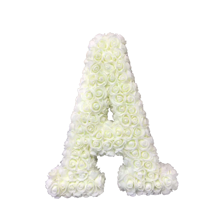 New arrival Foam rose letter from A to Z Foam Rose Letter For Birthday Party Decoration