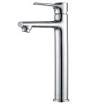 Solid Brass Wash Basin Accessories Corrosion Resistant Single Hole Chrome Vessel