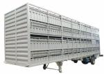 Customized Semi-Trailer Livestock Transport Truck Trailers for Bulk Cargo
