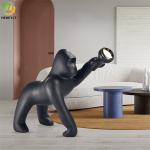 Animal Decoration Resin Metal Material LED Modern Floor Light For Living Room