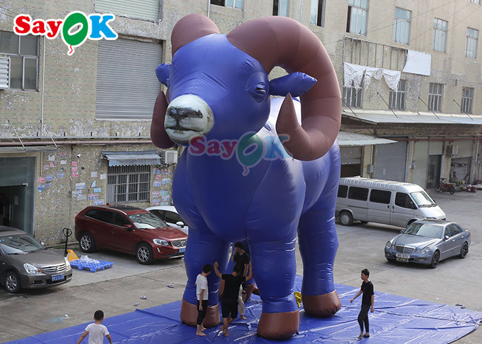 7.5m Inflatable Goat Animals Model Balloons Custom Inflation Riding Goat Advertising