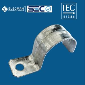 Wholesale Steel IEC 61386 Conduit Fittings EMT 1 Hole Straps Zinc Plated from china suppliers
