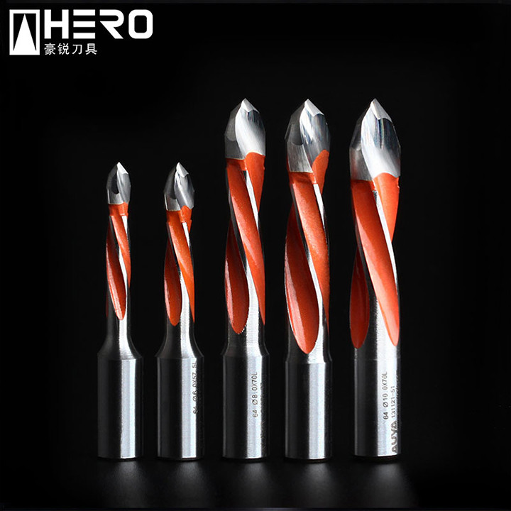 TCT 4 Flutes Through Hole Drilling For Chipboard Portable Boring Machine