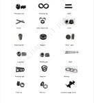 ISO9001 Oil Making Machinery Oil Press Spare Parts OEM ODM