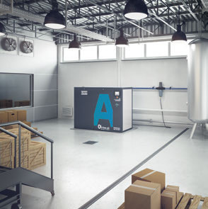 ZH ZH+ Series Oil Free Atlas Screw Air Compressor Aluminum Alloy Material