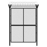 Galvanized Airport Perimeter Fence 50*100mm 50*150mm Hole Y Post Fence