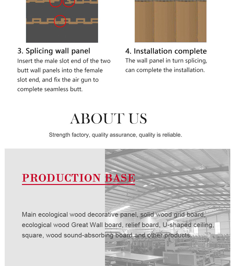 Antimicrobial Wood Plastic Composite WPC Fluted Wall Panel UV Resistance