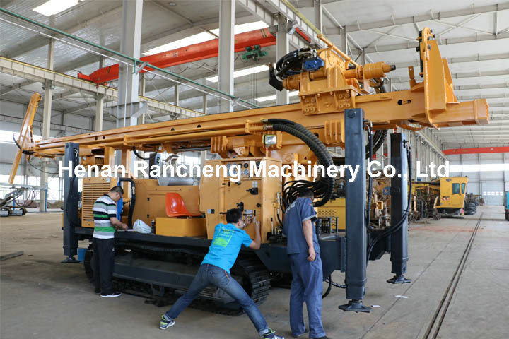400m Drilling Depth 89mm Drill Rod Water Well Drilling Machine 97KW Rated Power