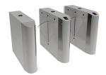 Metro / Stadium Fingerprint Scanner Stainless Steel Turnstile With Alarm