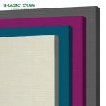 Lightweight Cinema Interior Decoration 25mm Thick Fabric Wrapped Acoustic Panels