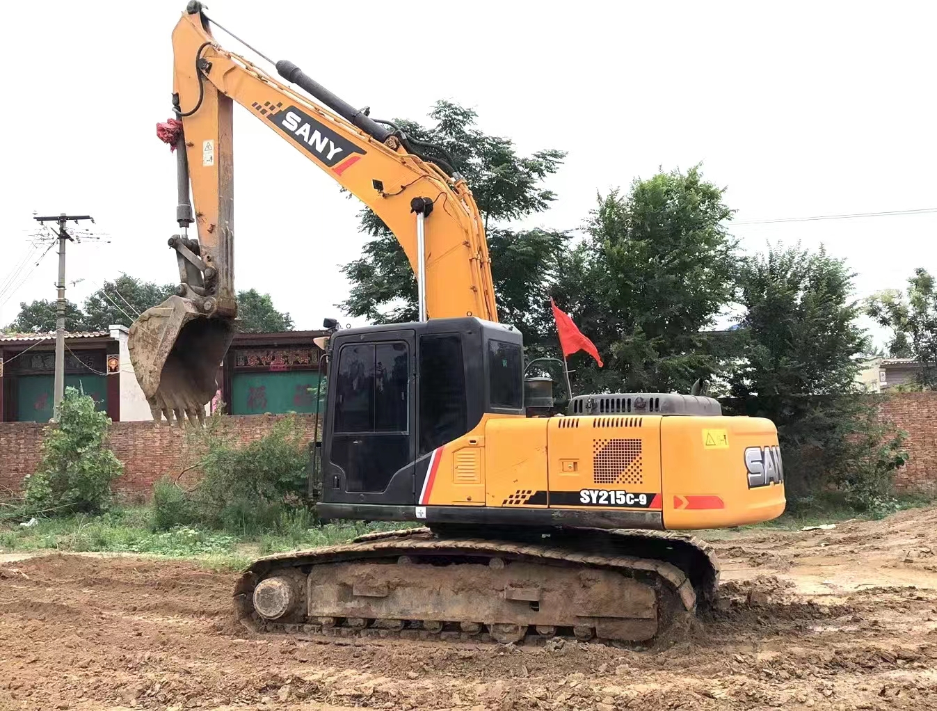 21Ton Sany SY215C-9 Used Crawler Excavator High-Quality Sale
