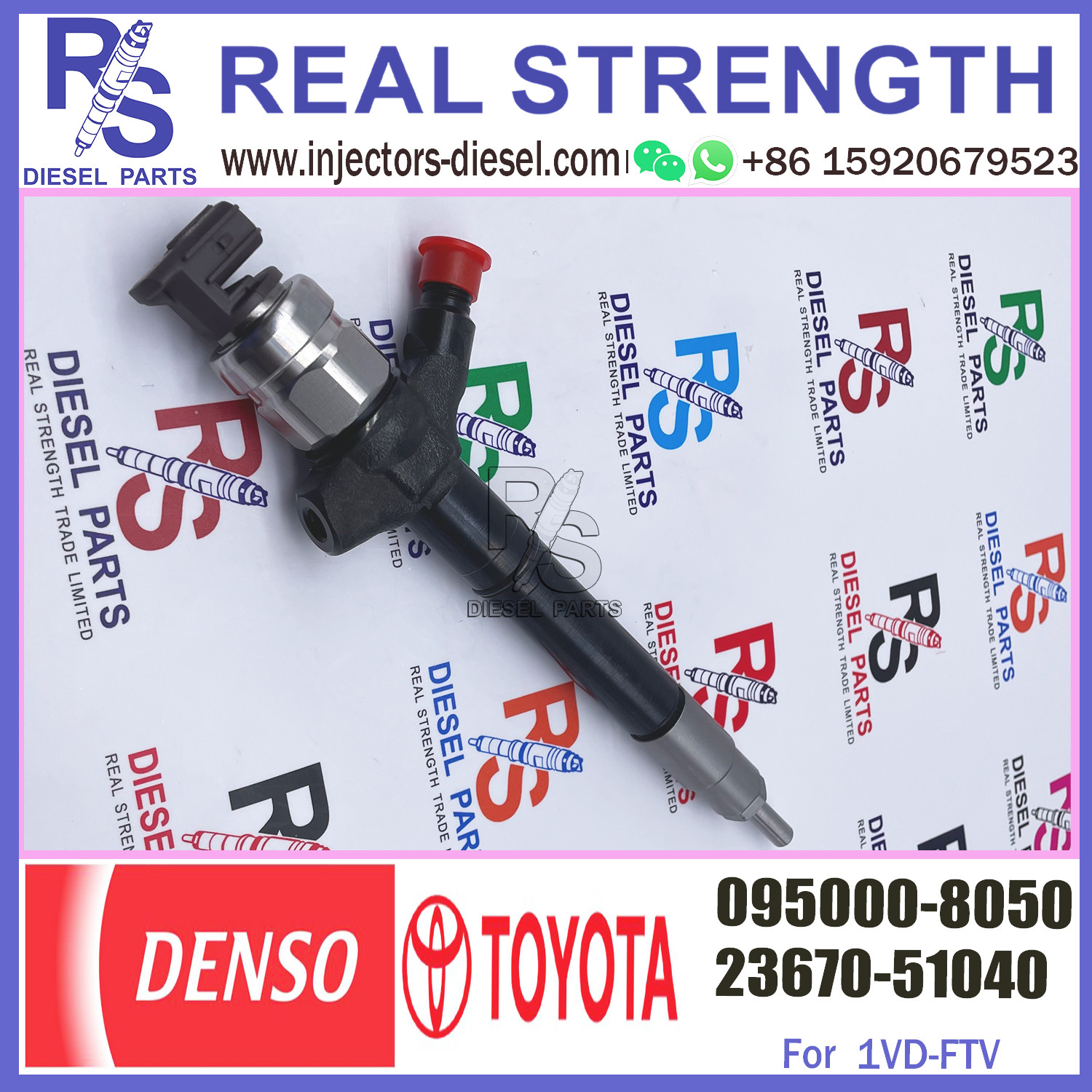 diesel fuel engine injector 095000-8050 23670-51040 engine high pressure pump engine injection injector 095000-8050