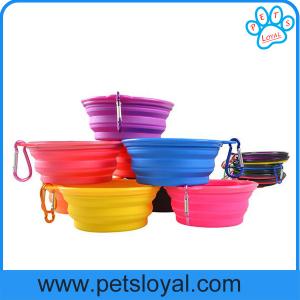 Wholesale Manufacturer Silicone Pet Feeder Collapsible Travel Pet Dog Bowl from china suppliers