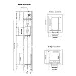 High Speed 630 To 1150kg Residential Passenger Hoist Lift 2.5m/S