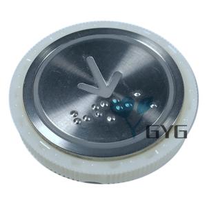 Wholesale ROUND STAINLESS STEEL DC12V/24V ELEVATOR DOWN BUTTON WITH BRAILLE from china suppliers