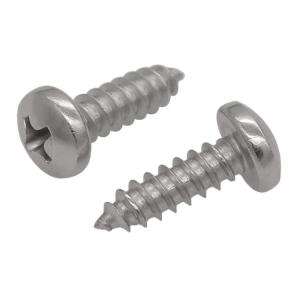 Wholesale DIN 7981 Round Head Wood Screws Cross Recessed Pan Head Tapping Screws from china suppliers