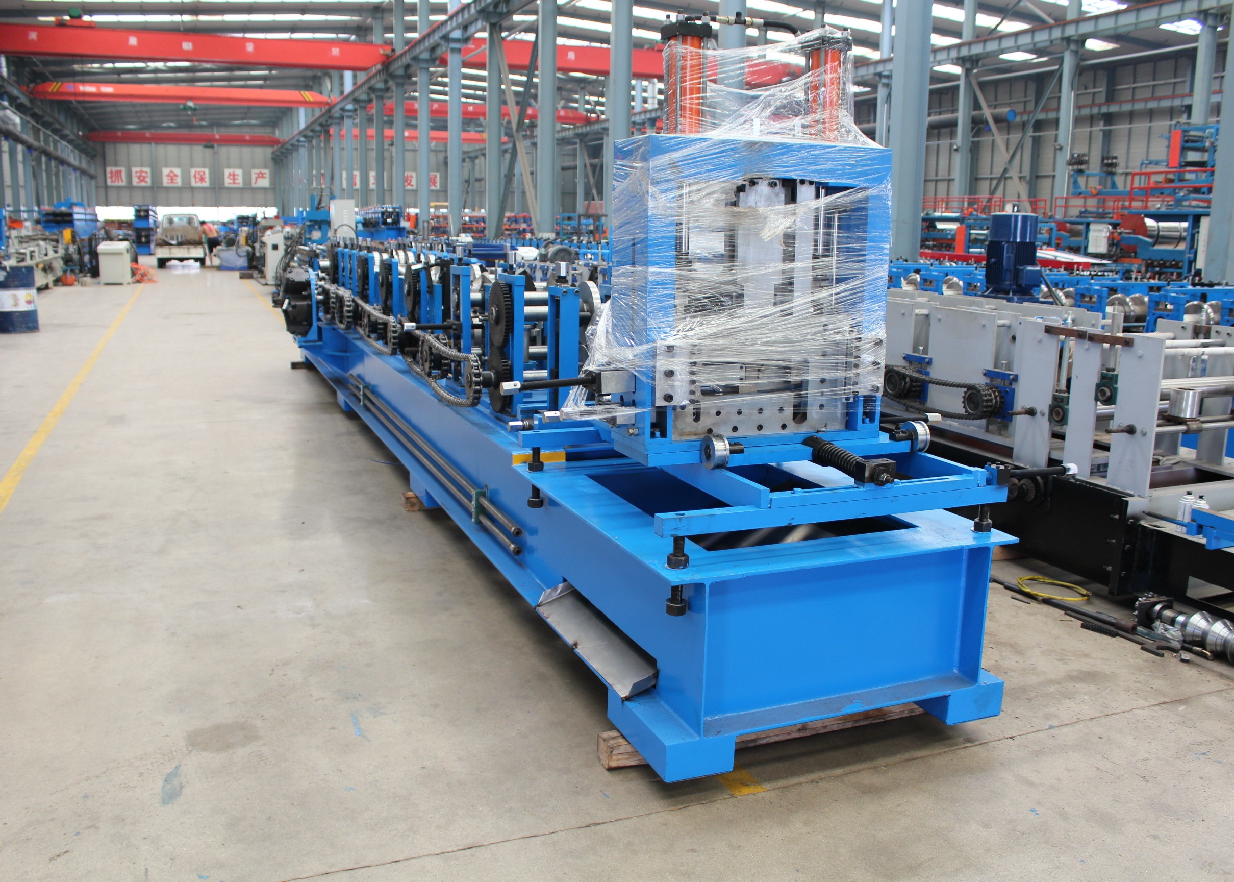 PLC Purlin Interchangeable Cz Roll Forming Machine Full Automatic