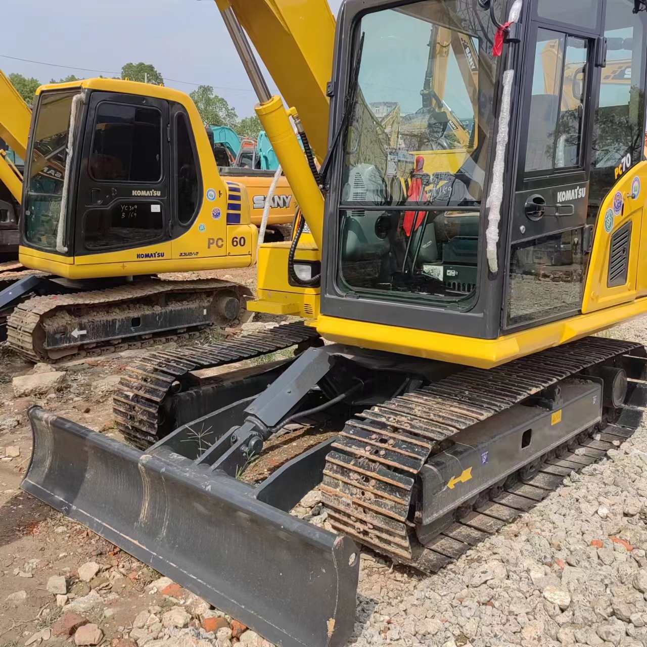 95% Komatsu PC70 8 Used Excavator PC 0.3m3 Bucket Capacity 0-2000 Working Hours
