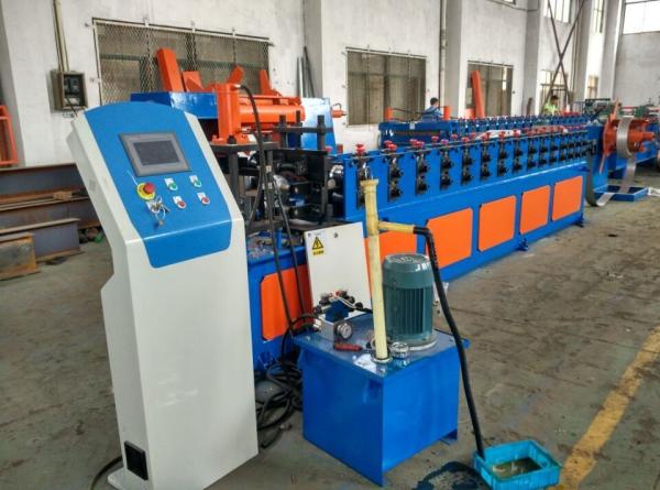 CE Approval 0.7mm Stainless Steel CZ Purlin Roll Forming Machine 18 Roller