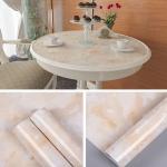 0.60m *5m Marble Vinyl Adhesive Wallpaper for Furniture Table Stickers in Modern