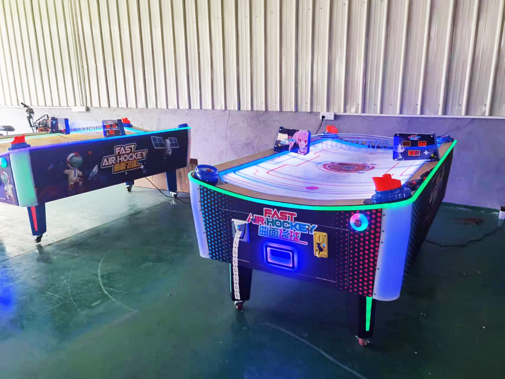 Coin Operated Air Hockey Game Machine Two Players Sports Game Machine