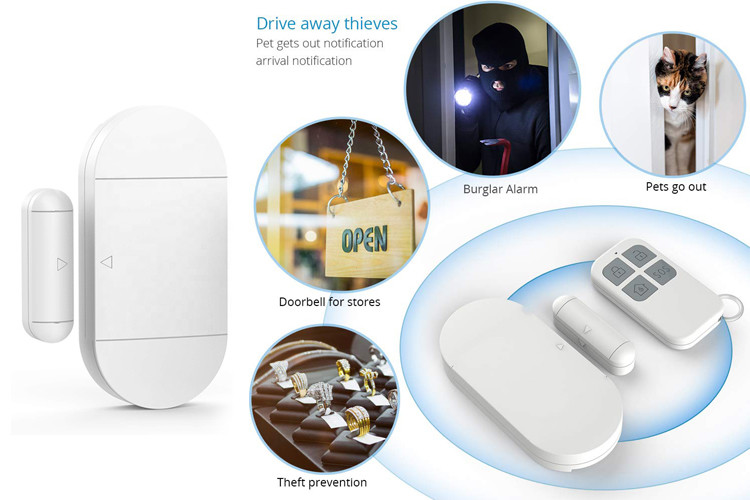 15m Tele Control 130db House Security Alarm Beeping Door Entry Sensor