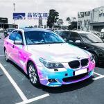 Yellow color Car Decoration Film Auto Vinyl Wrap Auto Paint Protection Glossy