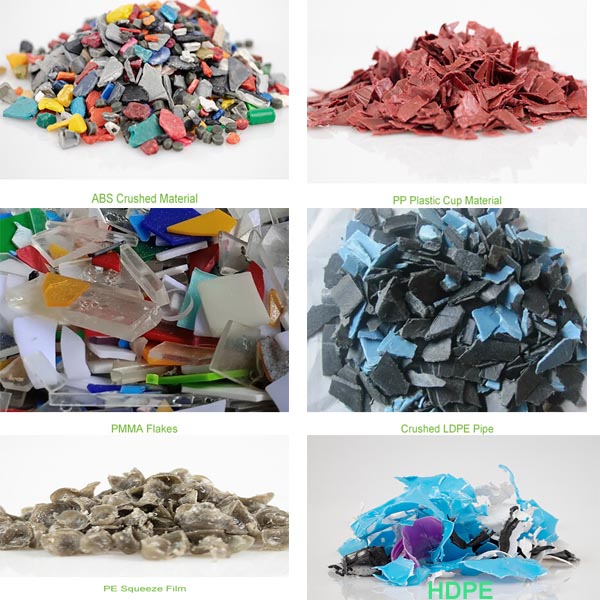 Vacuum Plastic Recycling Equipment Double Stage Plastic Pelletizing System PLC Control
