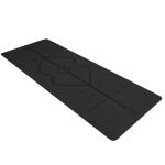 Natural Rubber Yoga Mat, Carved Body position lines Non-Slip Fitness pad 5mm