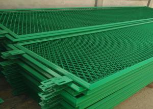 Wholesale Dust Proof Green Aluminum Expanded Metal Mesh For Building Doors / Windows from china suppliers