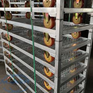 Wholesale Modern Danish Flower Trolley 4 Wheels For Convenient Stylish Flower Transportation from china suppliers