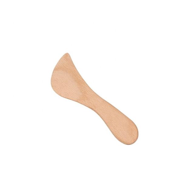 Wholesale Mini Wooden DIY Skincare Mask Spoon Cosmetic Face Mask Brush Wooden