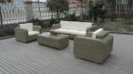 Round wicker rattan garden outdoor sofa set high-end quality sofa set