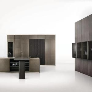 Wholesale Classic European Aluminum Stainless Lacquer Granite Large Storage Kitchen Cabinet from china suppliers