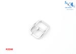 Heel Pin Shoe Strap Buckles Zinc Alloy Material Nickle Color Hanging Plating