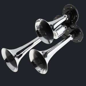 Wholesale Three Trumpet Chrome Air Horn (HS-1019C) from china suppliers