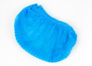 Wholesale Waterproof Blue Disposable Nonwoven Crimp Cap for Food Industry from china suppliers