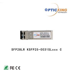Wholesale Single Mode 25G SFP28 LR 1310nm 10KM SFP Duplex LC Optical Transceiver from china suppliers