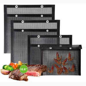 Wholesale Reusable BBQ Grill Supplies PTFE Food Mesh Grill Bags Heat Resistant from china suppliers