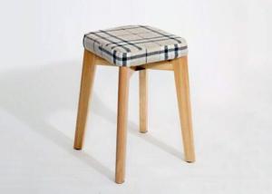Wholesale Minimalist Design Modern Dressing Stool , Waterproof Beech Wood Chair from china suppliers