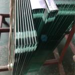 Clear 19MM Toughened Glass for Curtain Wall Customized Color and Min size 200mm