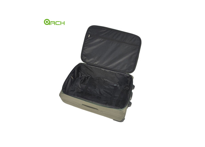 600d Polyester Trolley Case Luggage Bag with One Big Front Pocket and Skate Wheels